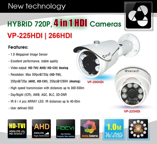 Camera công nghệ chip 4 in 1 lần đầu có mặt trên thị trường CCTV Việt Nam