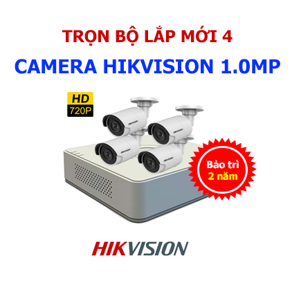 Lắp trọn bộ hệ thống camera hikvision giá rẻ cho cửa hàng mỹ phẩm