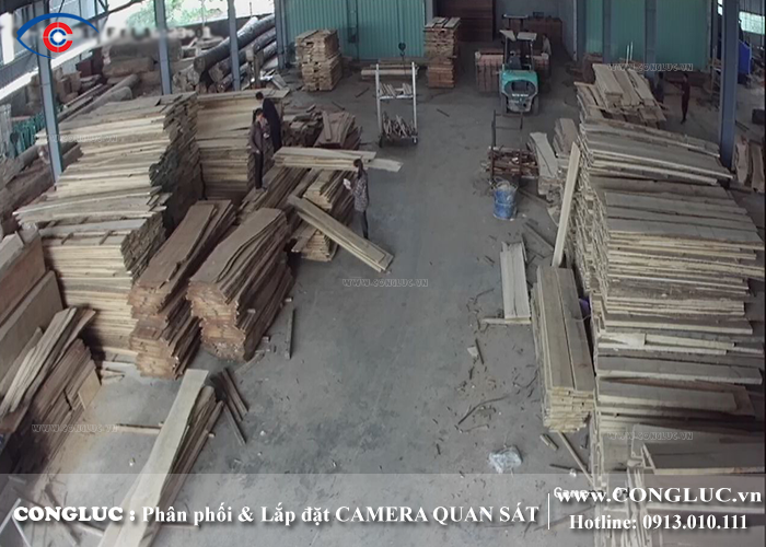 lắp camera tại xưởng gỗ bình minh huyện an dương