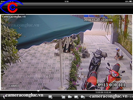 Lắp camera giám sát khu vực cửa ra vào quán