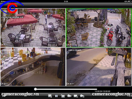 Lắp camera quan sát giá rẻ tại Cafe Tree đường Lê Hồng Phong Hải Phòng