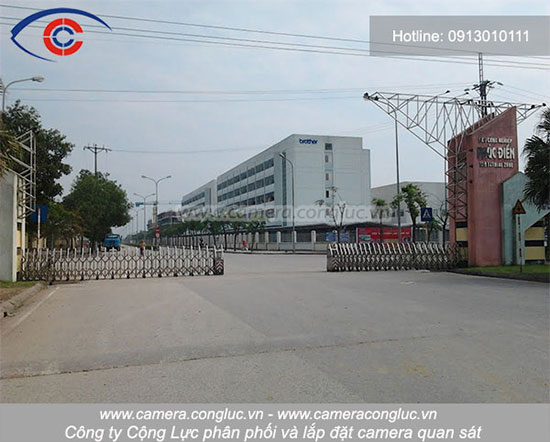 Phân phối và lắp đặt camera quan sát cho doanh nghiệp tại KCN Phúc Điền - Hải Dương.