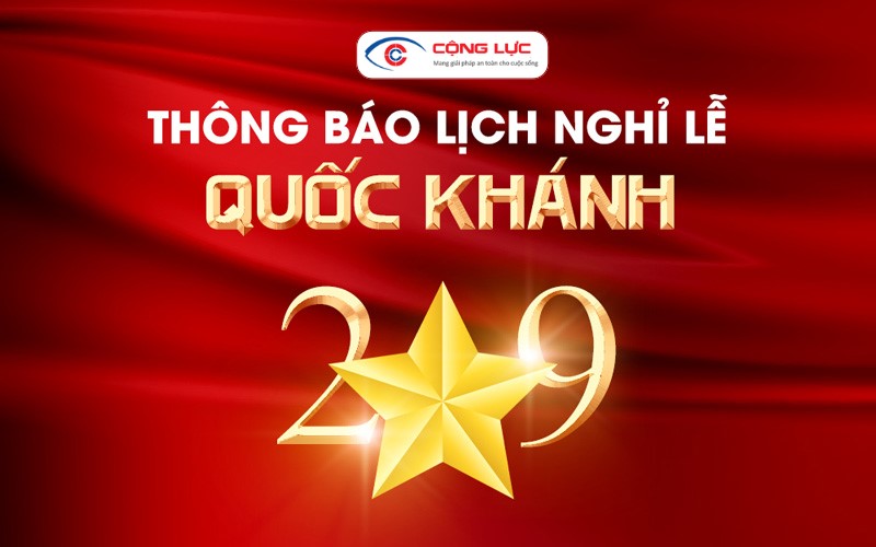 Thông Báo Lịch Nghỉ Lễ Quốc Khánh 2/9/2024