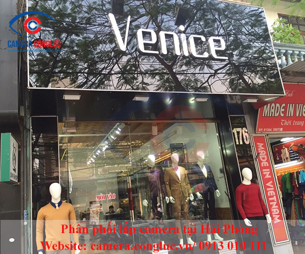 Lắp camera tại đường Lê Lợi, Hải Phòng – Shop Venice