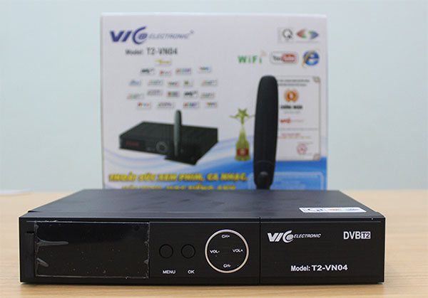 Bán đầu thu DVB T2 Internet VIC T2-VN04 tại Hải Phòng.