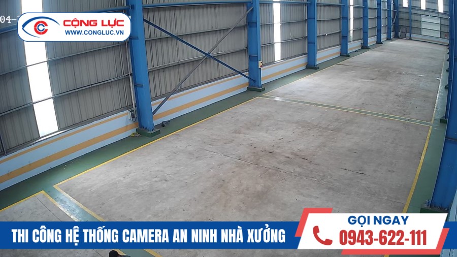 lắp camera an ninh nhà xưởng Giang Châu ở đường 5 quận hồng bàng