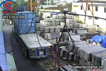 Lắp camera quan sát công ty đá Quỳnh Anh, Hải An, Hải Phòng