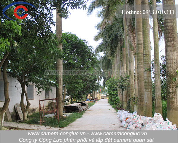 Lắp đặt camera tại công ty thực phẩm sạch Huy Quang – Hải Phòng.