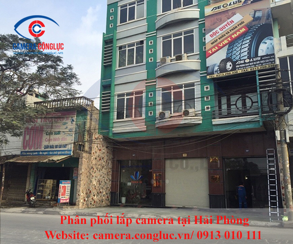 Lắp camera tại đường Lê Thánh Tông, Hải Phòng – Công ty Huhui
