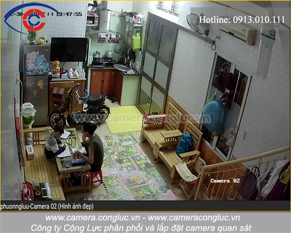 Lắp camera quan sát cho hộ gia đình tại Phương Lưu, Hải Phòng.