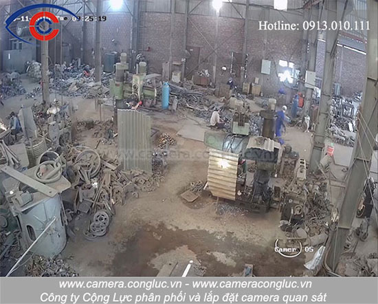 Lắp đặt camera cho nhà xưởng tại Thủy Nguyên, Hải Phòng.