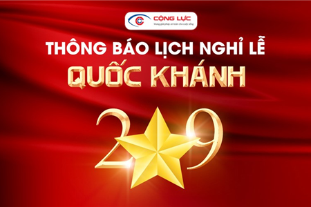 Thông Báo Lịch Nghỉ Lễ Quốc Khánh 2/9/2024