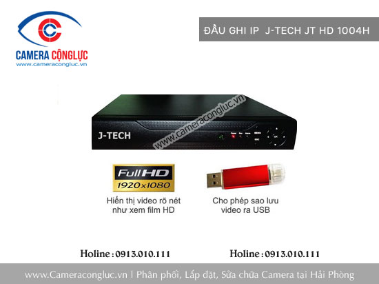 Đầu ghi IP  J-Tech JT-HD1104H ( Full HD )