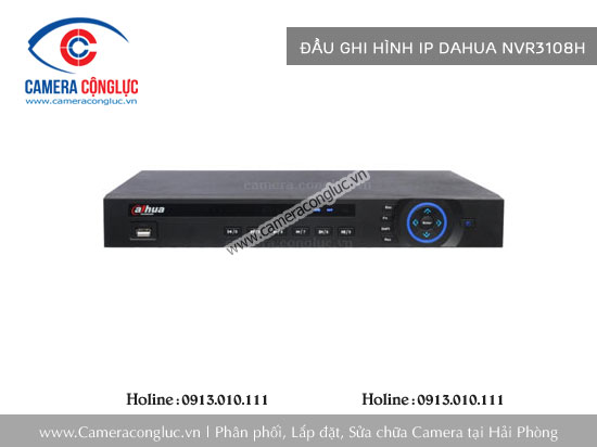 Đầu Ghi Hình IP Dahua NVR3108H