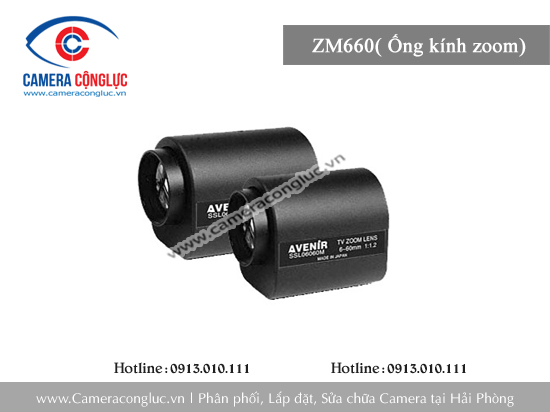Ống kính camera ZM660( Ống kính zoom)