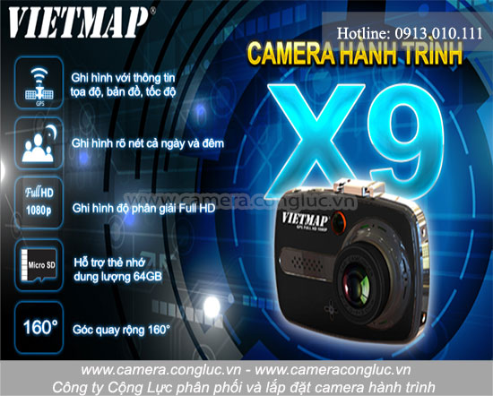 Camera hành trình Vietmap X9 và những tính năng nổi trội.