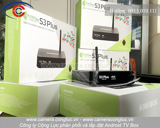 Sản phẩm Kiwi TV Box S3 Plus do Cộng Lực cung cấp trên thị trường Hải Phòng và các tỉnh thành lân cận.