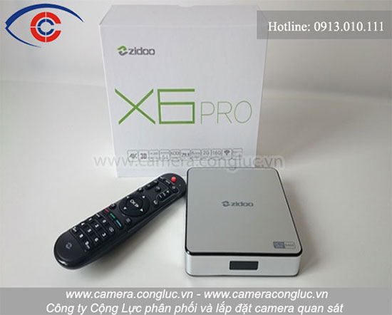 Android TV Box ZIDOO X6 PRO.