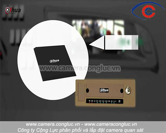 Đầu ghi hình camera quan sát kết hợp thiết bị định vị và modem 3G, wifi.