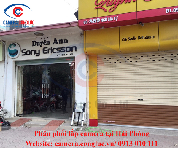 Lắp camera tại đường Ng&ocirc; Gia Tự Hải Ph&ograve;ng, lap camera tai duong Ngo Gia Tu 
