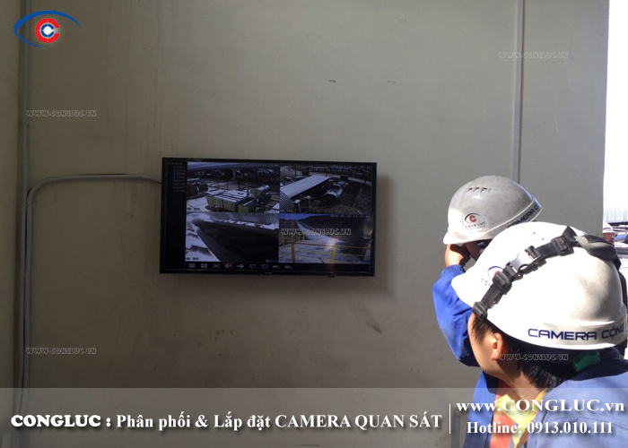 Lắp camera quan sát cho công ty tại kcn An Dương