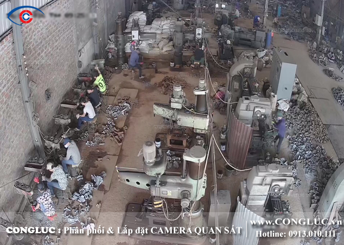Lắp camera quan sát nhà xưởng khu công nghiệp nam cầu kiền