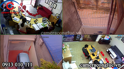 Lắp camera giám sát trung tâm tư vấn du học Panda