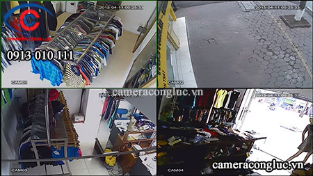 Lắp camera tại Vĩnh Bảo cho Shop quần áo