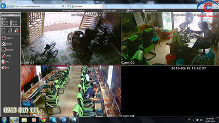 Lắp camera quyan sát tại Vĩnh Bảo cho quán nét 