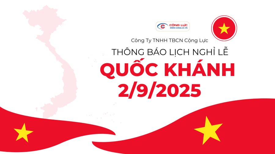 THÔNG BÁO LỊCH NGHỈ QUỐC KHÁNH 2/9/2025