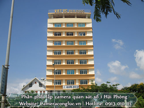 Lắp camera cho tòa nhà văn phòng – Tòa nhà Việt Úc Hải Phòng