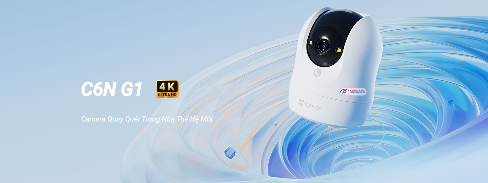 Camera Trong Nhà Ezviz C6N G1 4K 8MP có màu ban đêm
