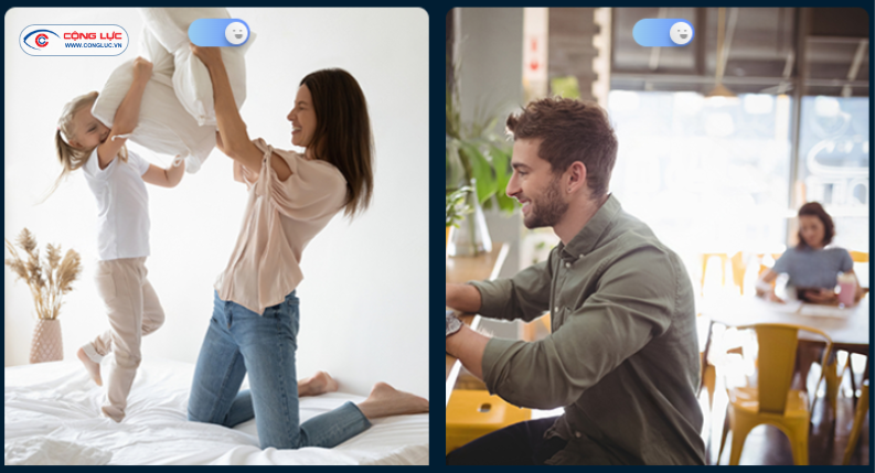 Camera Trong Nhà góc rộng Ezviz H6C G1 4K 8MP