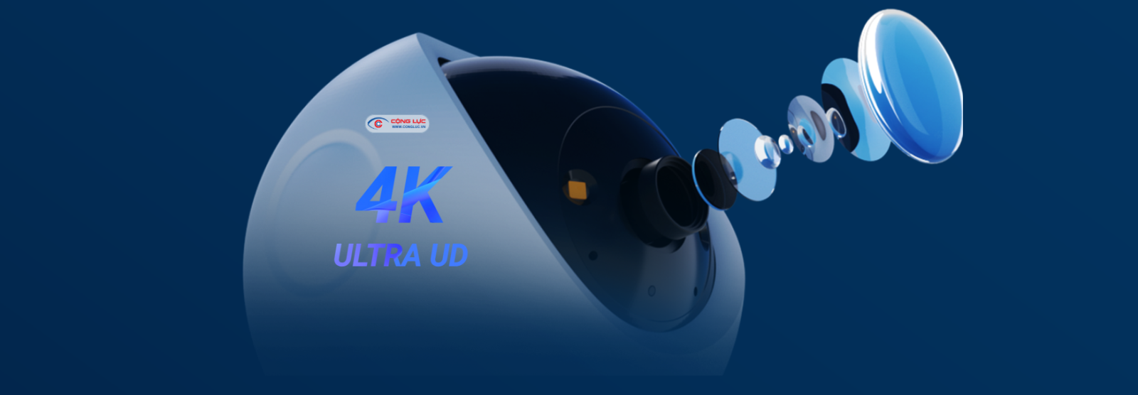 Camera Trong Nhà Ezviz H6C G1 độ phân giải sắc nét 4K 8MP