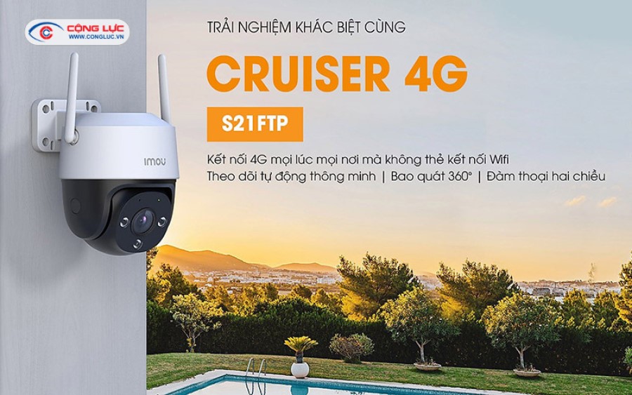 Camera imou S21FTP 2MP sim 4G dành cho nơi không có mạng wifi