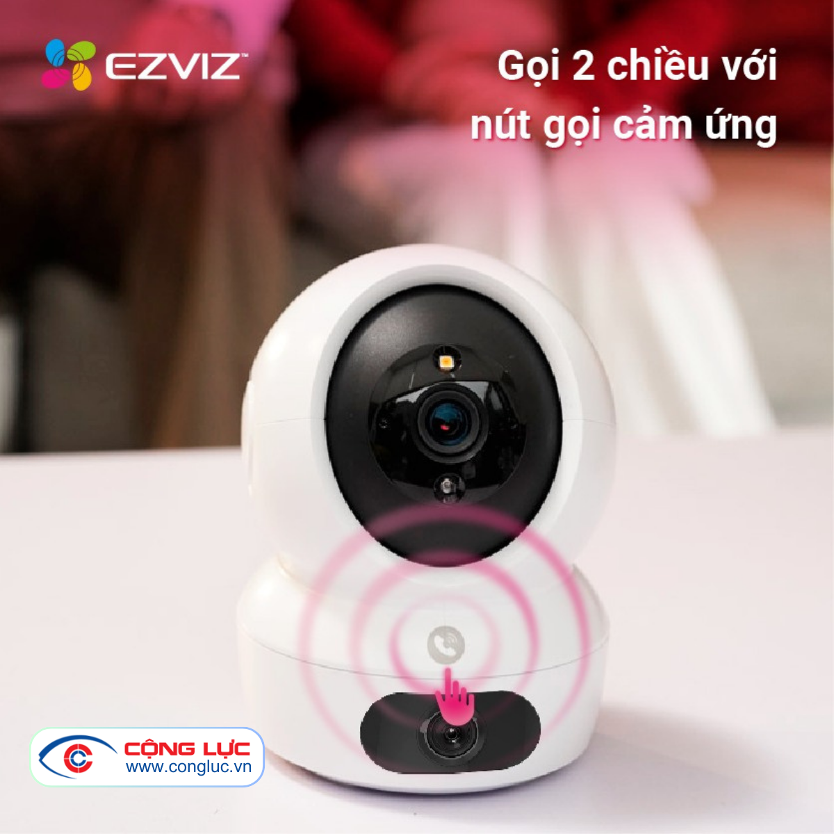 camera ống kính kép Ezviz H7C 8mp chính hãng giá rẻ nhất