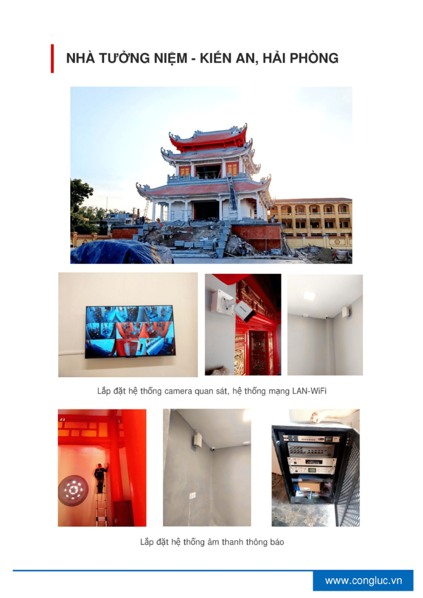 Hồ sơ năng lực camera cộng lực Hải Phòng