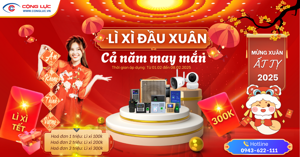 Cộng Lực lì xì đầu xuân cả năm may mắn