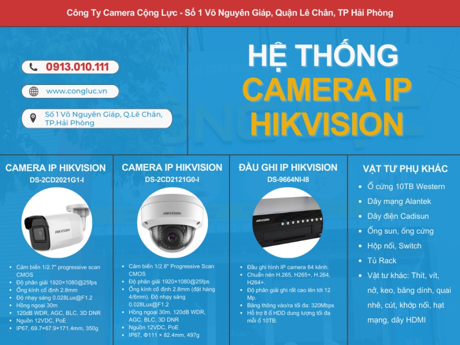 camera cộng lực báo giá hệ thống camera ip lắp cho nhà xưởng