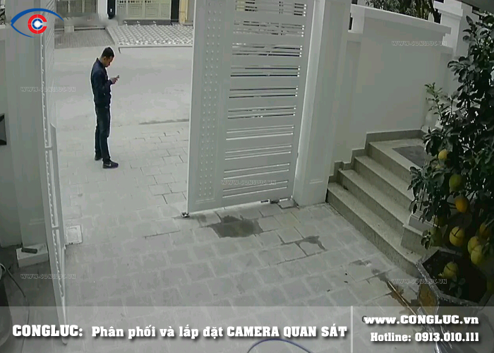 Lắp camera giám sát nhà biệt thự đường Lê Hồng Phong