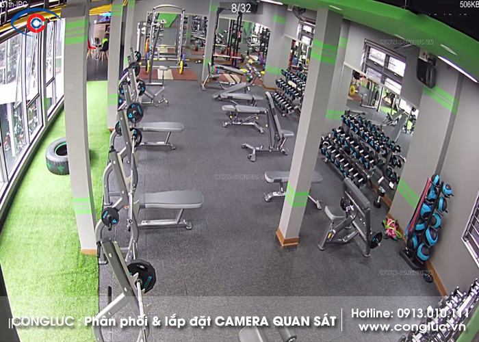 lắp camera quan sát phòng gym 231 tô hiệu lê chân hải phòng