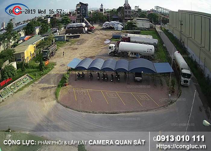 hình ảnh camera giám sát tại công ty hóa dầu mipec chi nhánh hải phòng