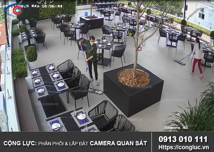 hệ thống camera quan sát nhà hàng monvie số 5 lê hồng phong hải phòng