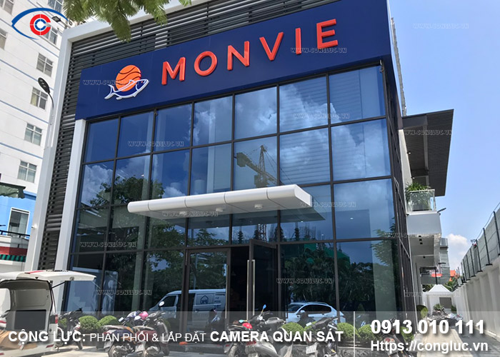 lắp camera quan sát nhà hàng Monvie Sky Bar Lê Hồng Phong Hải Phòng