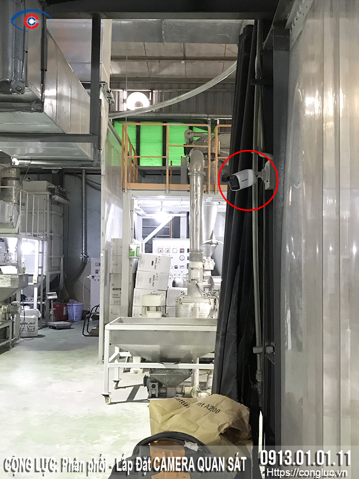 lắp camera quan sát nhà máy sơn hải phòng số 2