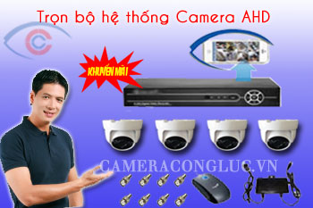 Trọn gói hệ thống camera quan sát AHD giá rẻ tại Hải Phòng