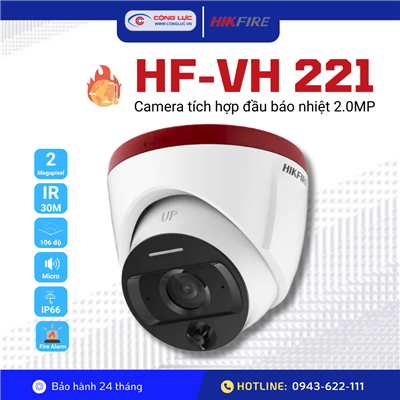 Camera báo cháy HIKFIRE 2MP HF-VH221