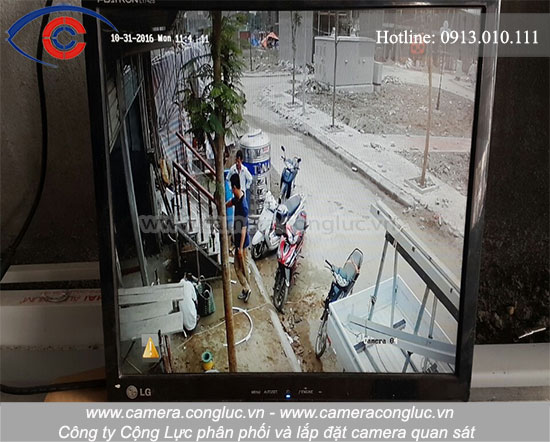 Thi công lắp đặt camera tại khu đô thị Xi Măng, Hồng Bàng, Hải Phòng: